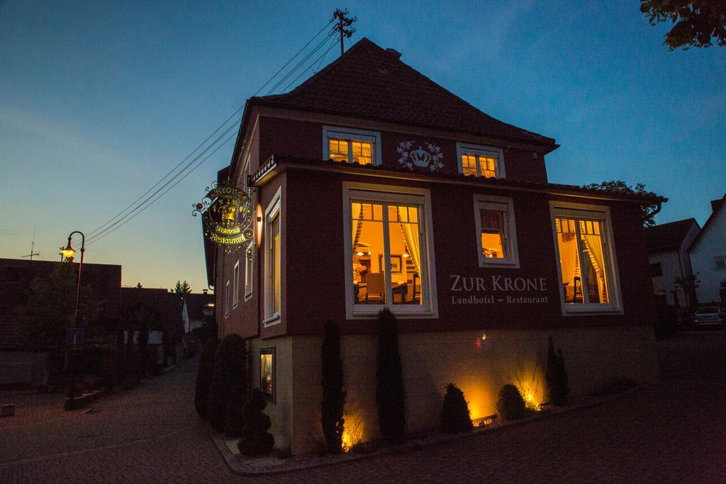 Landhotel Restaurant Zur Krone Gottenheim Exterior foto